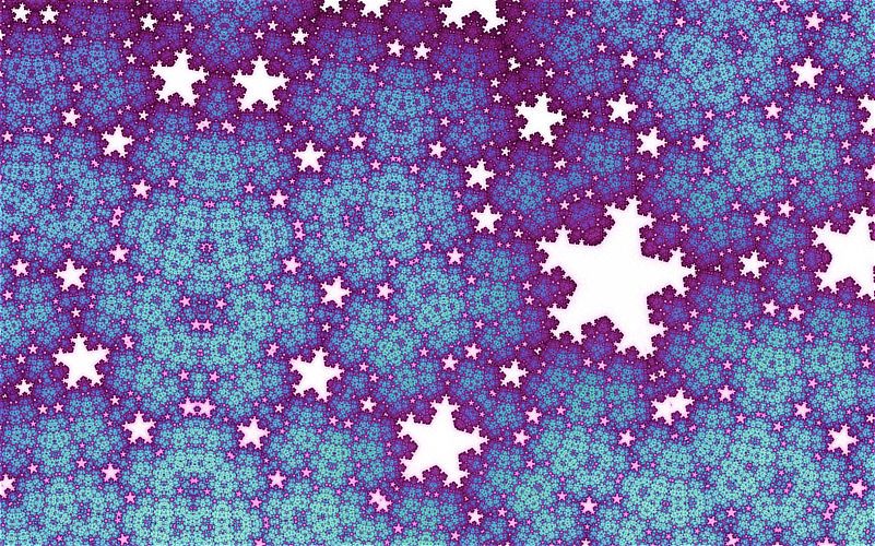 Starry Veil — fractal art print